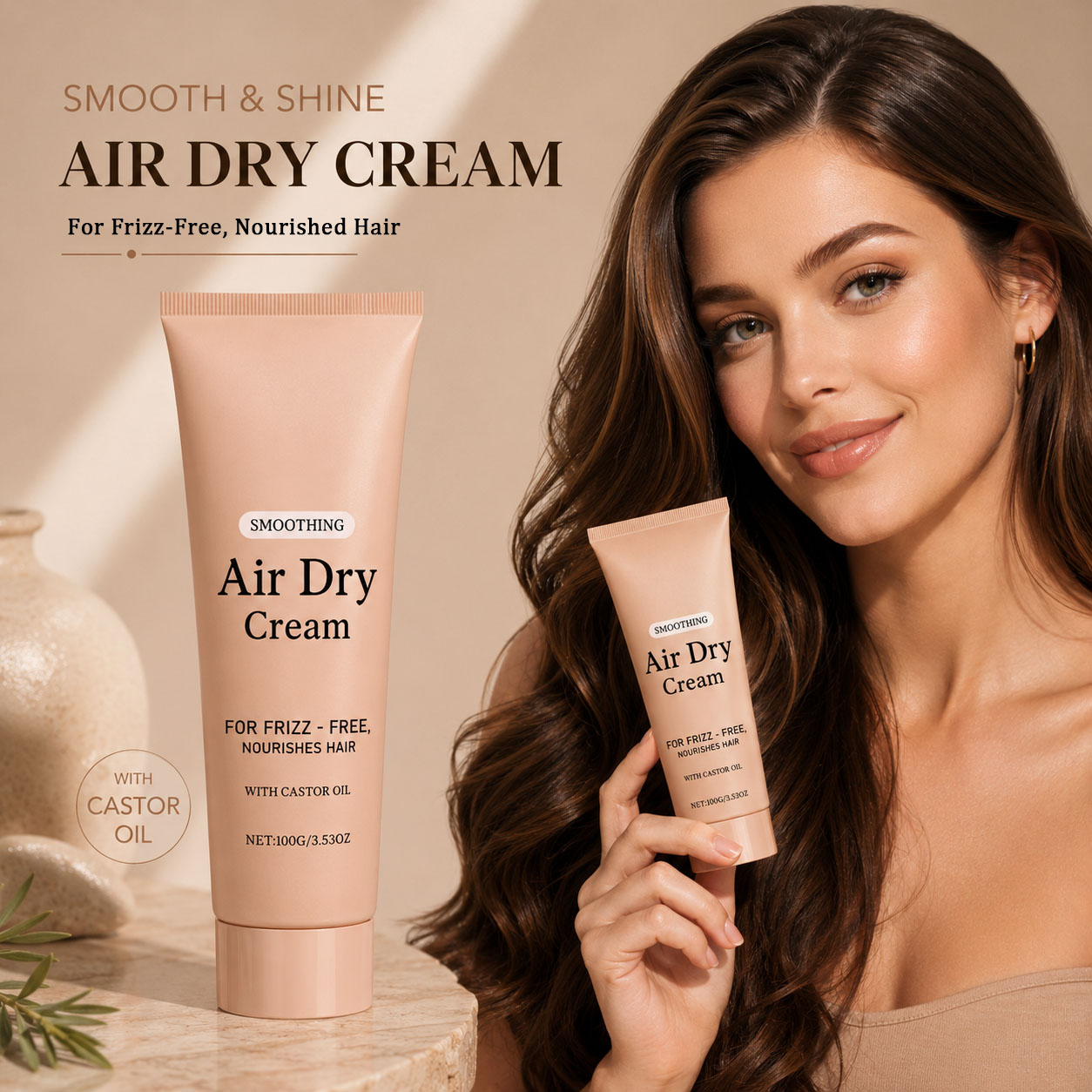Coconut Wax Flake - Crema Modellante Senza Risciacquo per Capelli: