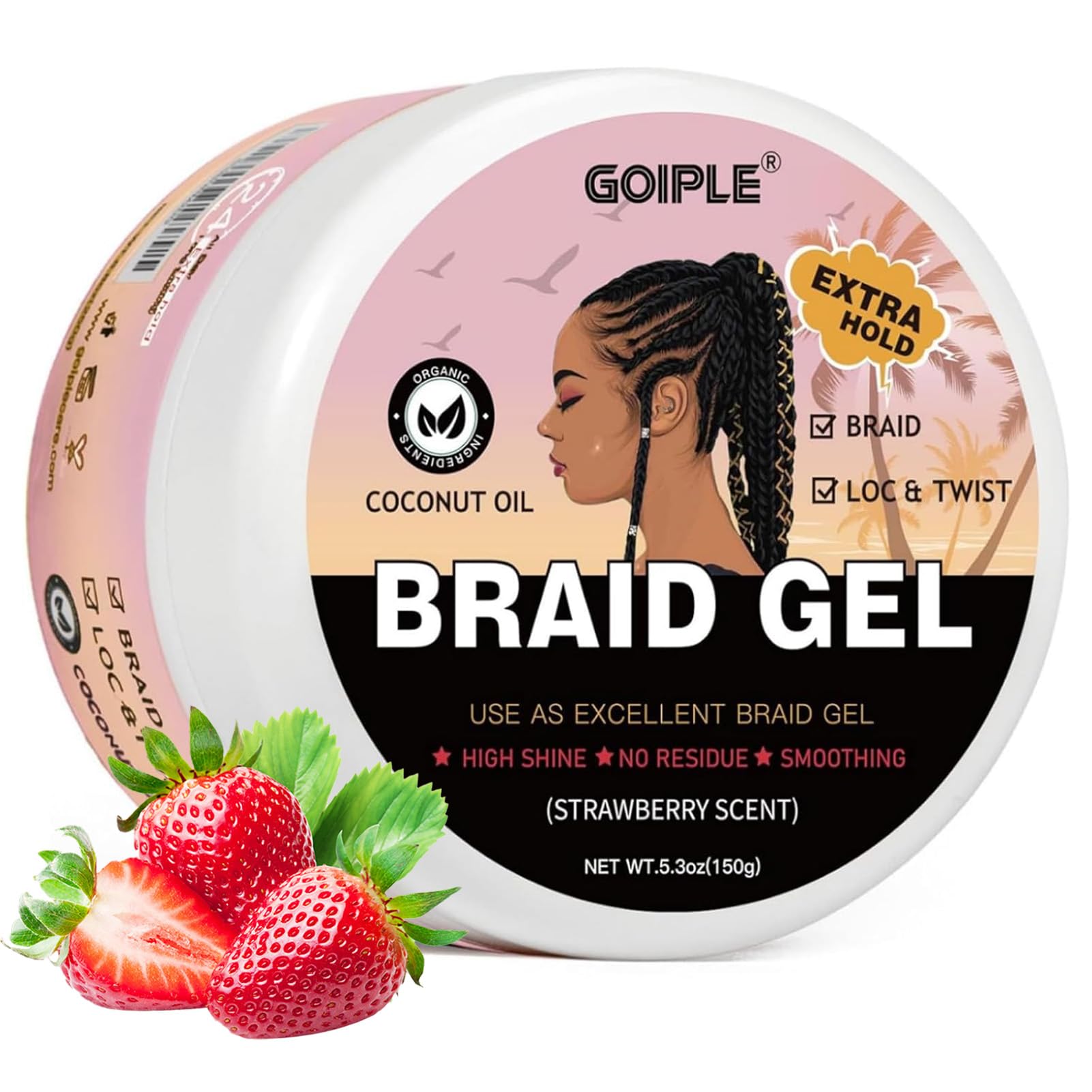 Coconut Wax Flake - GOIPLE Gel treccia profumato alla fragola