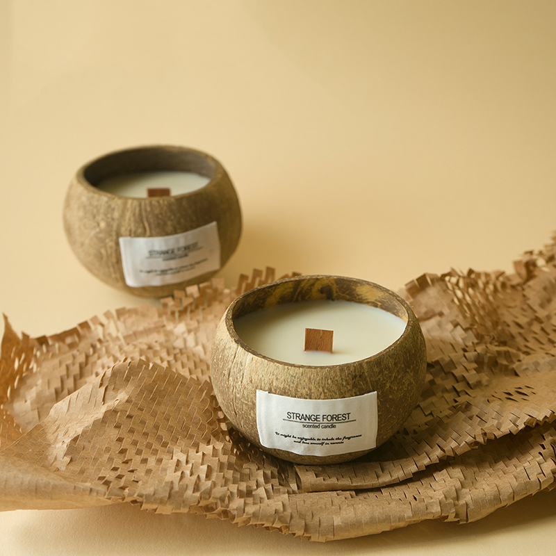 Coconut Wax Flake - Candela per aromaterapia con guscio di