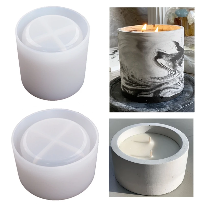 Candle Making Pot - Stampi per calcestruzzo in cemento rotondo