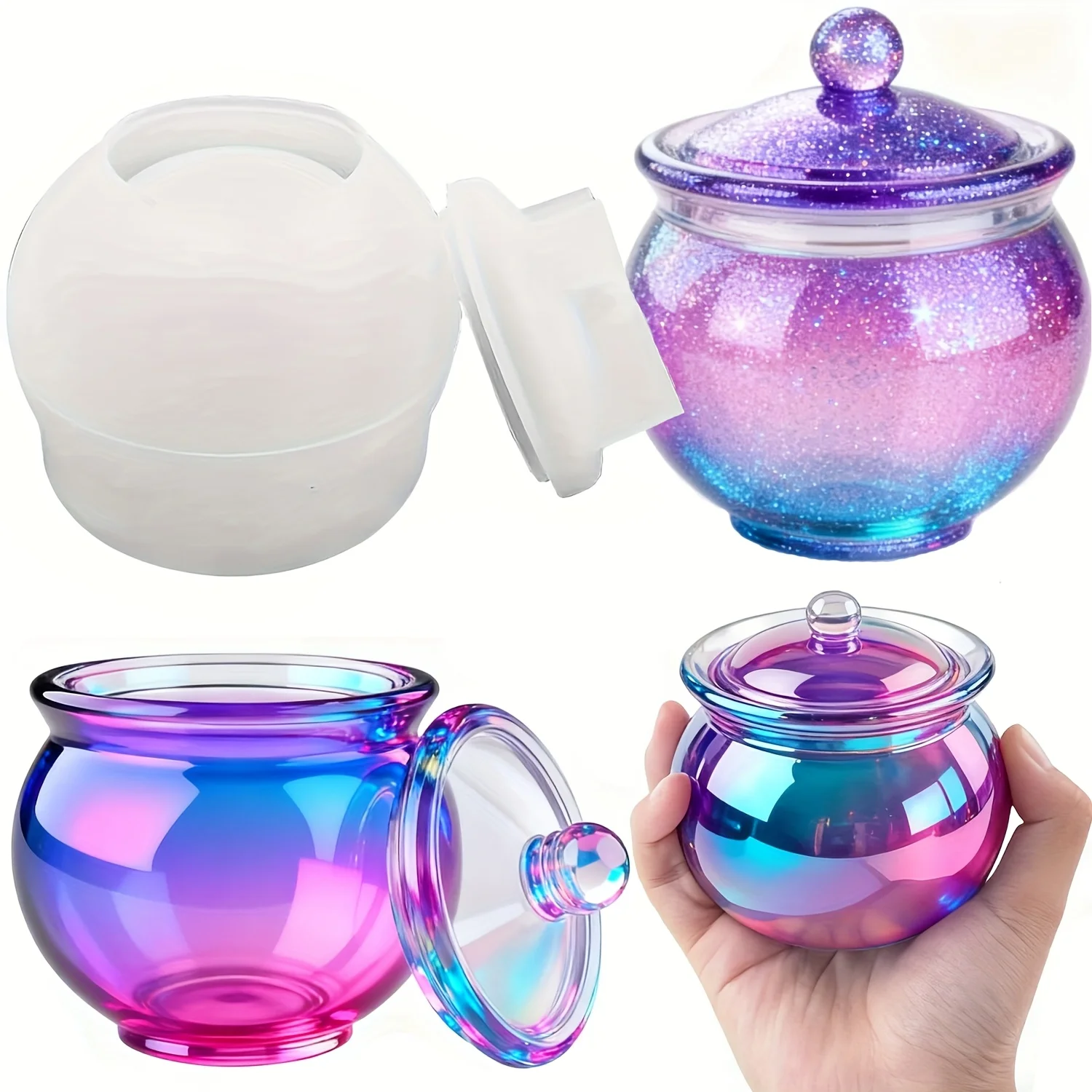 Candle Making Moulds - 1 set di stampi rotondi in
