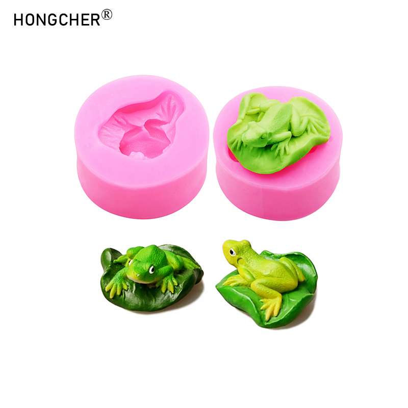 Candle Making Moulds - Foglia di loto Rana Resina Micro